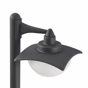 Lindby Elinda borne lumineuse à une lampe^ Bornes Éclairage Extérieur