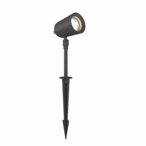 Lindby Elmana spot sur piquet, GU10, IP65^ Projecteurs D'Extérieur