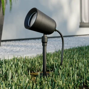 Lindby Elmana spot sur piquet, GU10, IP65^ Projecteurs D'Extérieur