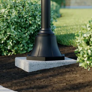 Lindby Farley lampadaire d'extérieur à 2 lampes^ Lampadaires D'Extérieur