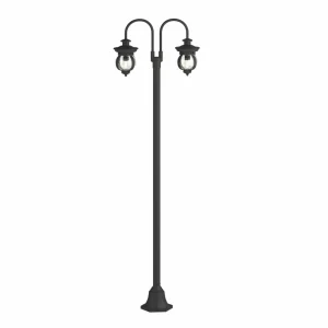 Lindby Farley lampadaire d'extérieur à 2 lampes^ Lampadaires D'Extérieur