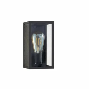 Lindby Filimon applique d'extérieur gris foncé E27^ Appliques Murales Extérieures