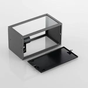 Lindby Filimon applique d'extérieur gris foncé E27^ Appliques Murales Extérieures