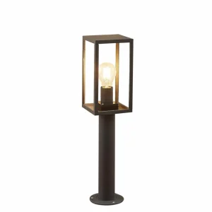 Lindby Filimon potelet, gris foncé, E27^ Potelets Extérieurs