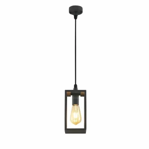 Lindby Filimon suspension, gris foncé, E27^ Suspensions D'Extérieur