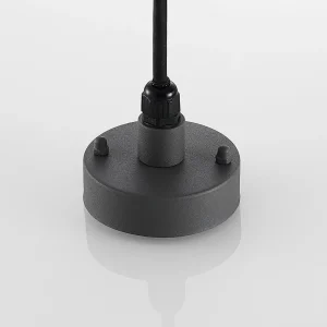Lindby Filimon suspension, gris foncé, E27^ Suspensions D'Extérieur
