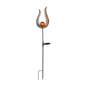 Lindby Firas lampe décorative LED solaire, flamme^ Lampes Décoratives