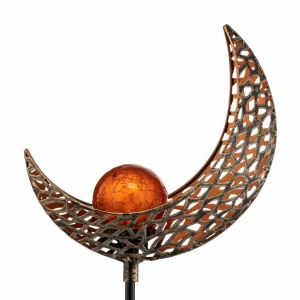Lindby Firas lampe décorative LED solaire, lune^ Lampes Décoratives