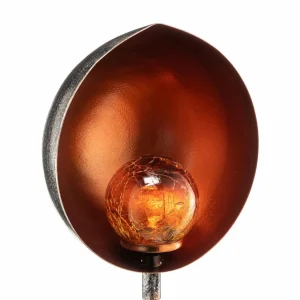 Lindby Gerwin lampe solaire LED, piquet, argentée^ Lampes Décoratives