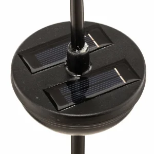 Lindby Gerwin lampe solaire LED, piquet, argentée^ Lampes Décoratives