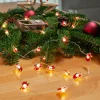 Lindby Guirlande lumineuse LED Motje, Père Noël, 320 cm, IP20^ Lumière De Noël