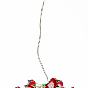 Lindby Guirlande lumineuse LED Motje, Père Noël, 320 cm, IP20^ Lumière De Noël