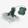 Lindby Guirlande lumineuse LED Parrik, flocons de neige, 620 cm, IP44^ Lumière De Noël