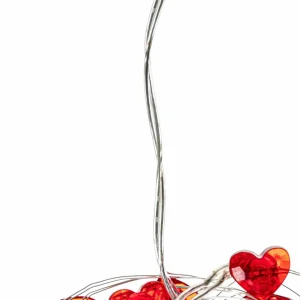 Lindby guirlande lumineuse LED Titciana, cœur, Saint-Valentin, 320 cm^ Lampes Décoratives