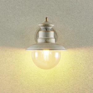 Lindby Gwendolyn applique d’extérieur blanche mate^ Appliques Murales Extérieures