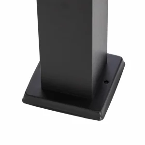 Lindby Honula luminaire pour socle, gris foncé, IP44^ Potelets Extérieurs