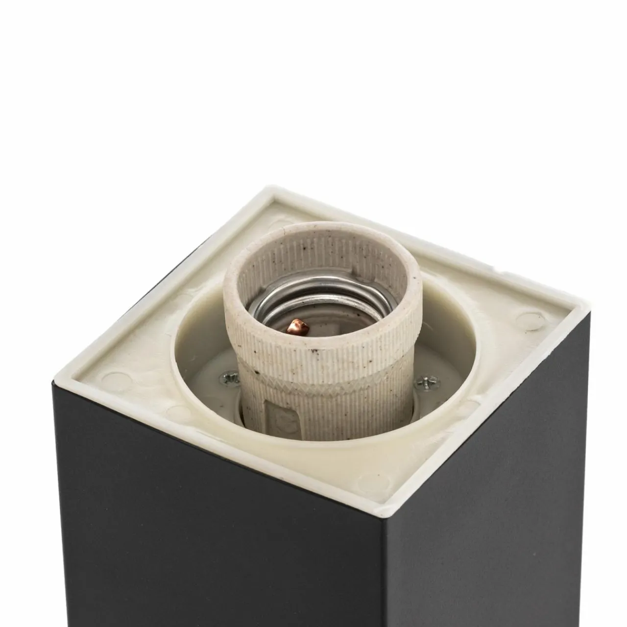 lindby_honula_luminaire_pour_socle_gris_fonc_ip_4.webp Lindby Honula luminaire pour socle, gris foncé, IP44^ Potelets Extérieurs