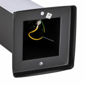 Lindby Honula luminaire pour socle, gris foncé, IP44^ Potelets Extérieurs