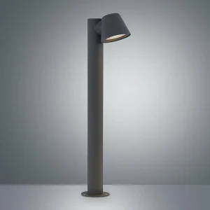 Lindby Ileyna potelet, gris foncé^ Bornes Éclairage Extérieur