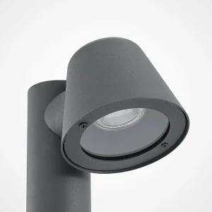 Lindby Ileyna potelet, gris foncé^ Bornes Éclairage Extérieur