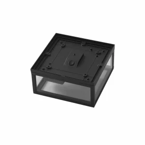 Lindby Kremena plafonnier d'extérieur, noir^ Plafonniers D'Extérieur