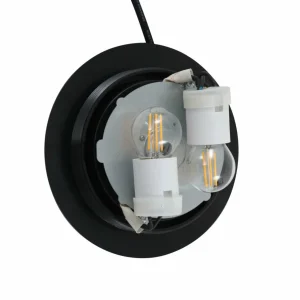 Lindby lampe de sol extérieure Arani, blanc, plastique, fiche^ Lampes Décoratives