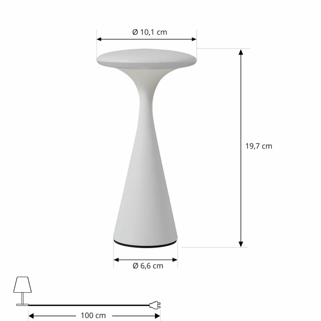 lindby_lampe_de_table_led_rechargeable_evelen_blanc_ip_cct_2.webp Lindby lampe de table LED rechargeable Evelen, blanc, IP54, CCT^ Lampes Décoratives