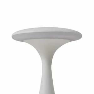 Lindby lampe de table LED rechargeable Evelen, blanc, IP54, CCT^ Lampes Décoratives