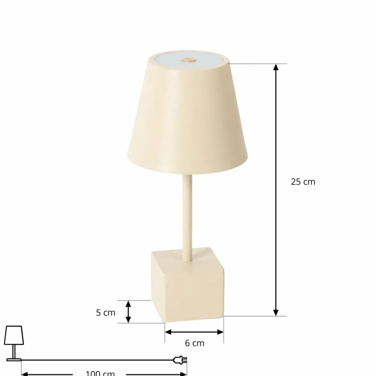 lindby_lampe_de_table_led_rechargeable_janea_cube_beige_mtal_3.webp Lindby lampe de table LED rechargeable Janea CUBE, beige, métal^ Lampes Décoratives