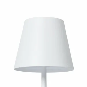 Lindby lampe de table LED rechargeable Janea CUBE, blanc, métal^ Lampes Décoratives