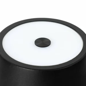 Lindby lampe de table LED rechargeable Janea CUBE, noir, métal^ Lampes Décoratives