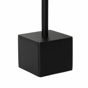 Lindby lampe de table LED rechargeable Janea CUBE, noir, métal^ Lampes Décoratives