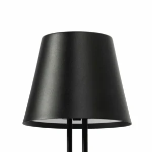 Lindby lampe de table LED rechargeable Janea TWIN, noir, métal^ Lampes Décoratives