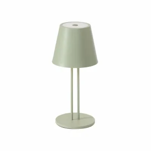 Lindby lampe de table LED rechargeable Janea TWIN, vert, métal^ Lampes Décoratives