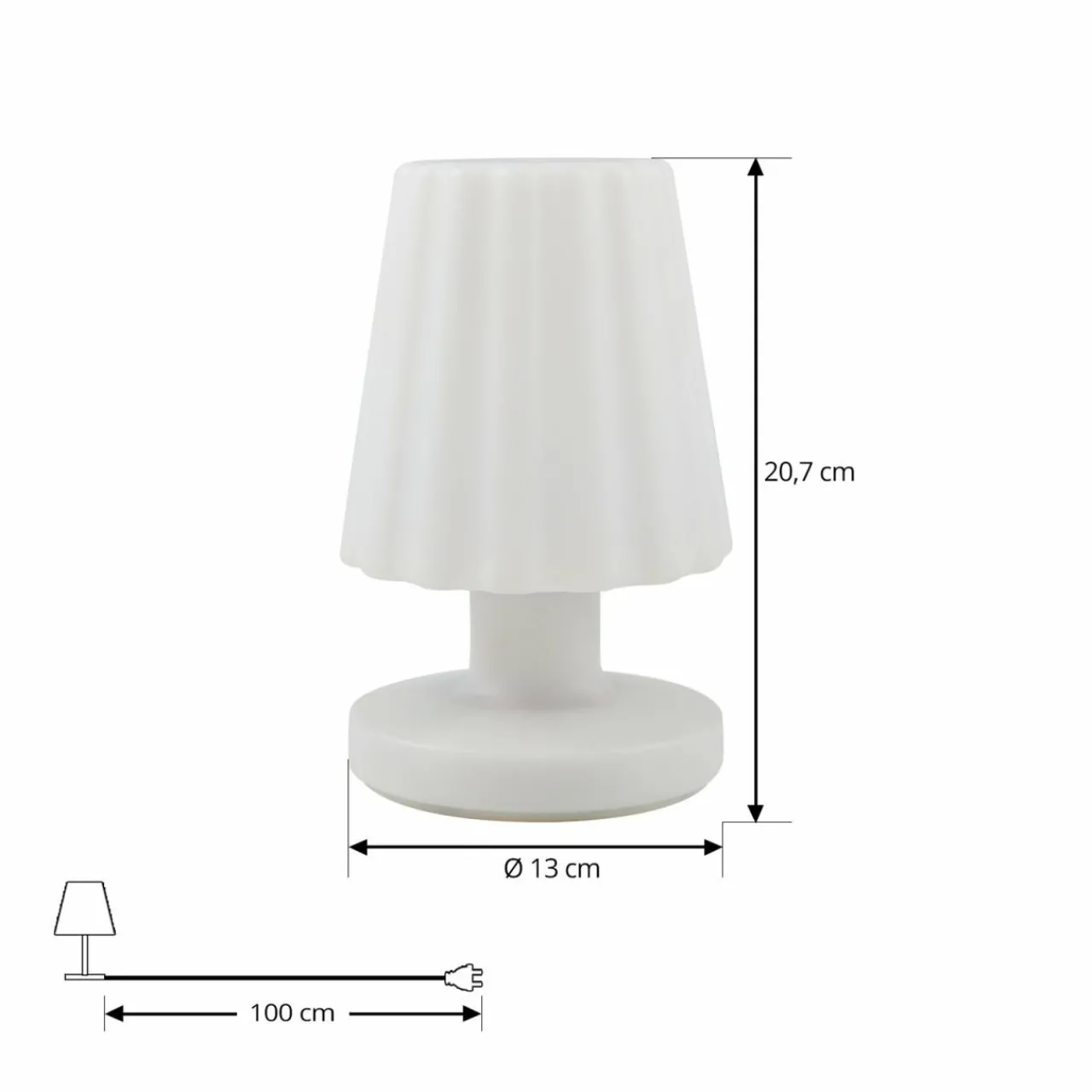 lindby_lampe_de_table_led_rechargeable_jovem_blanc_plastique_rvb_2.webp Lindby lampe de table LED rechargeable Jovem, blanc, plastique, RVB^ Lampes Décoratives