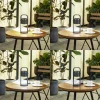 Lindby lampe de table LED rechargeable Kalevi, noir, aluminium, CCT^ Lampes Décoratives