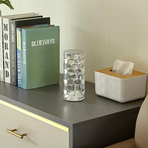 Lindby Lampe de table LED rechargeable Louane, 18,5 cm, USB, RGBW^ Lampes Décoratives