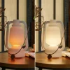 Lindby lampe de table LED rechargeable Nella, blanc, USB, IP44, intensité^ Lampes Décoratives