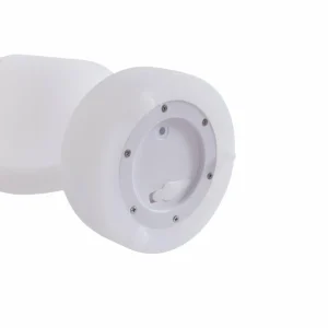 Lindby lampe de table LED rechargeable Nella, blanc, USB, IP44, intensité^ Lampes Décoratives