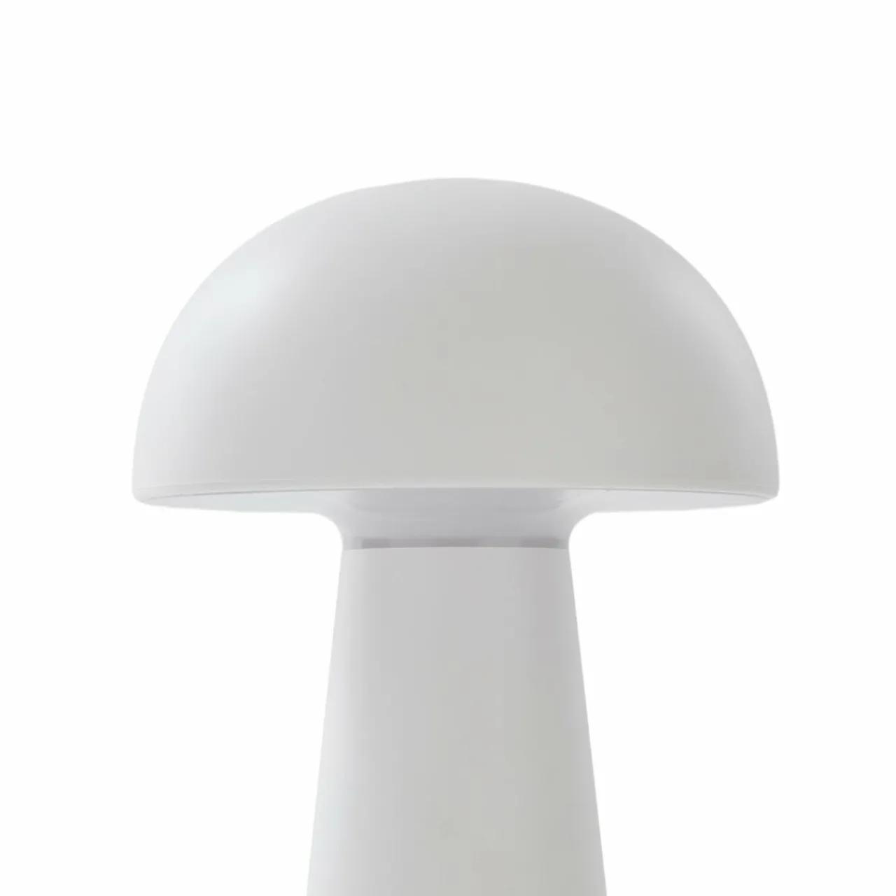 Lindby lampe de table LED rechargeable Zyre, blanc, IP44, variateur tactile^ Lampes Décoratives