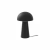 Lindby lampe de table LED rechargeable Zyre, noir, IP44, variateur tactile^ Lampes Décoratives