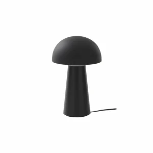 Lindby lampe de table LED rechargeable Zyre, noir, IP44, variateur tactile^ Lampes Décoratives