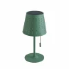 Lindby lampe de table LED solaire Hilario, vert, fer, batterie rechargeable^ Lampes Décoratives