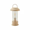 Lindby lampe de table rechargeable Yvette, abricot, IP44, Touchdimmer^ Lampes Décoratives