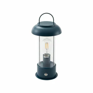Lindby lampe de table rechargeable Yvette, bleu, IP44, Touchdimmer^ Lampes Décoratives