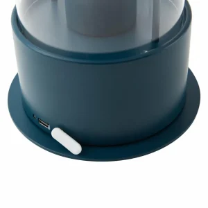 Lindby lampe de table rechargeable Yvette, bleu, IP44, Touchdimmer^ Lampes Décoratives