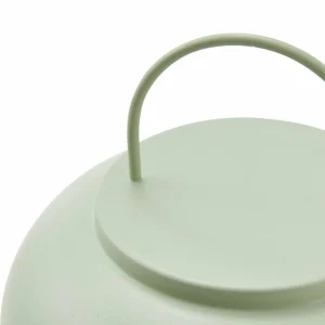 Lindby lampe de table rechargeable Yvette, vert, IP44, Touchdimmer^ Lampes Décoratives