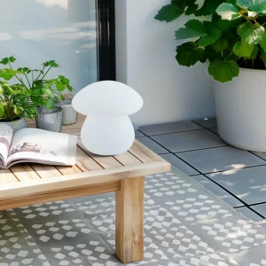 Lindby Lampe d'extérieur LED rechargeable Vernate, RGBW, blanc, intensité^ Lampes Décoratives