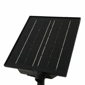 Lindby lampe solaire LED Sabriel, courbe, noir, aluminium, 3000K^ Lampes Décoratives