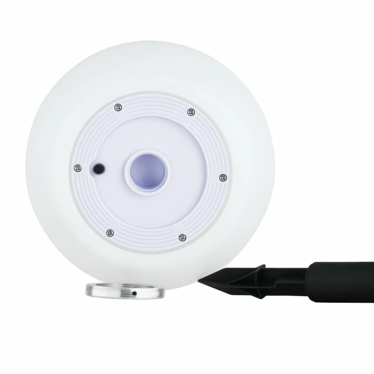 Lindby Lampes solaires LED Lago, RGBW, set de 3 boules, piquet de terre^ Lampes Décoratives